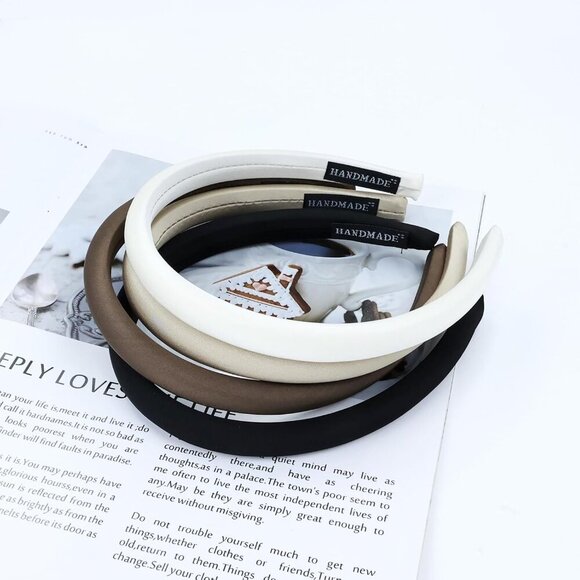 10 Pieces Super Soft & Comfortable Sponge Padded Headbands Hair Bands Hoops Acce - Picture 9 of 9